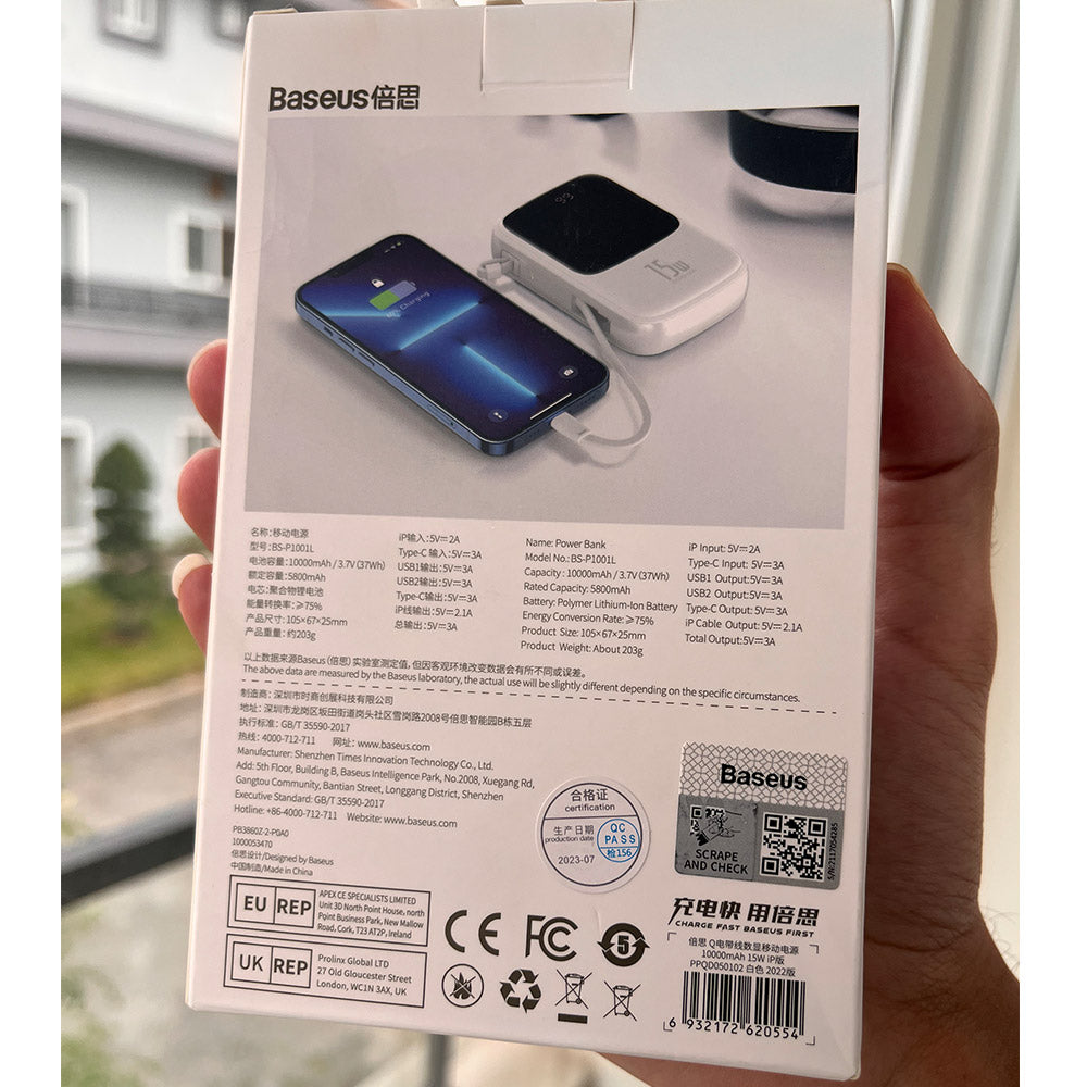 Baseus Qpow 10000mAh Power Bank - product image 7