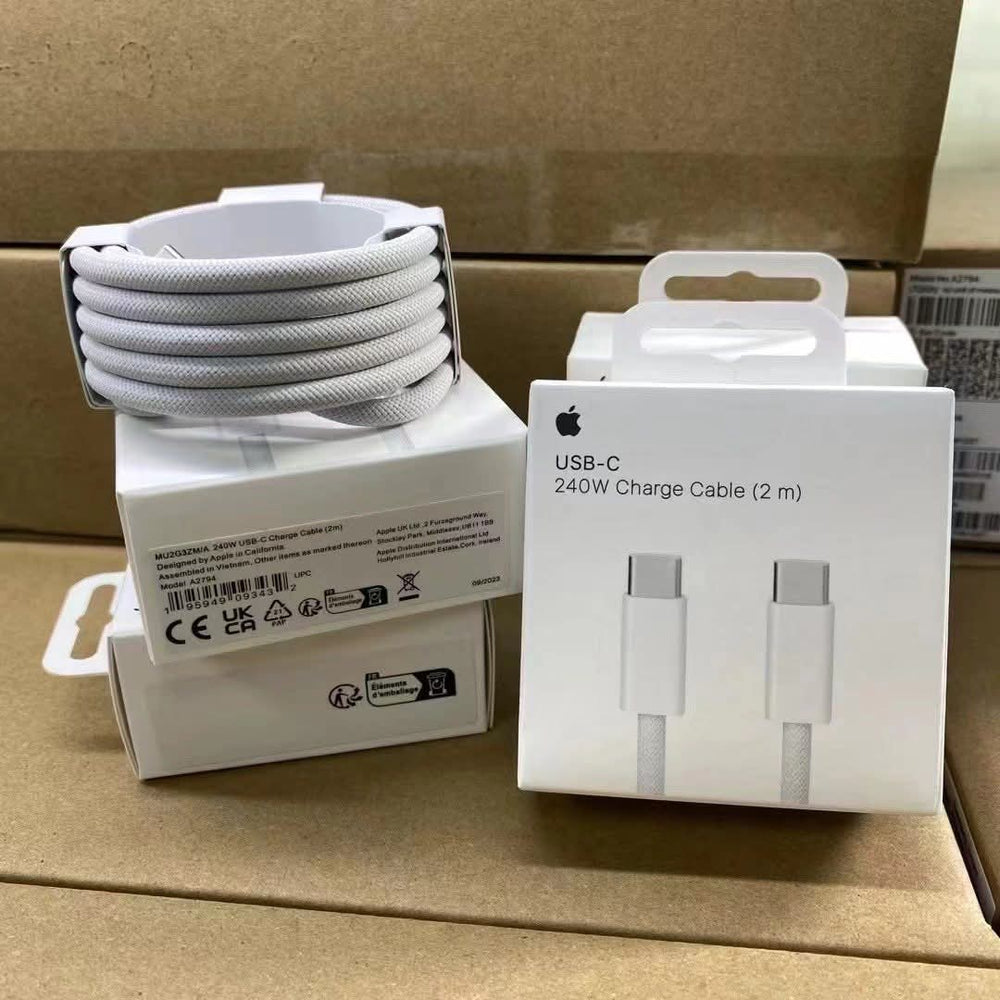 Apple USB-C to C Cable (2m) 240W Fast Charging for MacBook, iPhone 16/17 Pro Max & iPad - product image 2