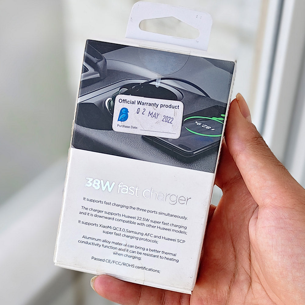 Joyroom C-A19 38W 3-Port Fast Car Charger - product image 7