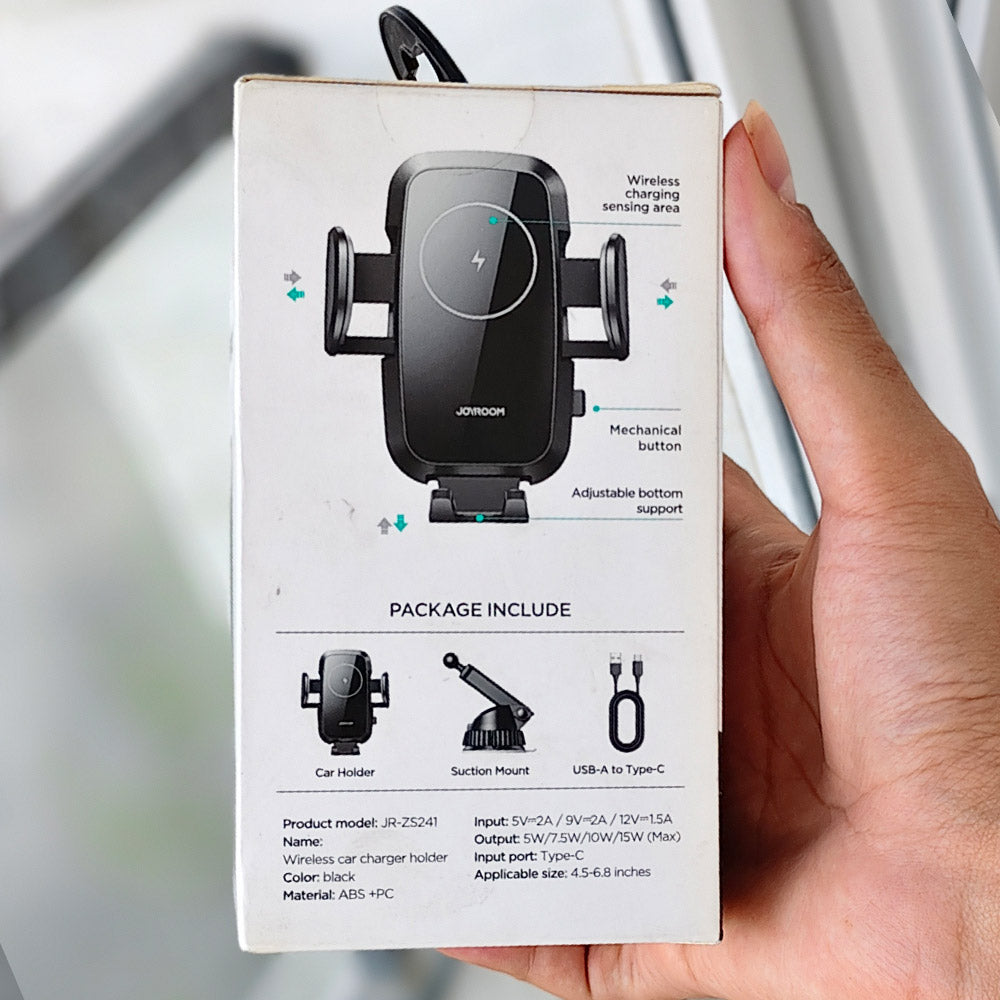 Joyroom JR-ZS241 15W Wireless Fast Charging Car Phone Holder Mount - product image 5