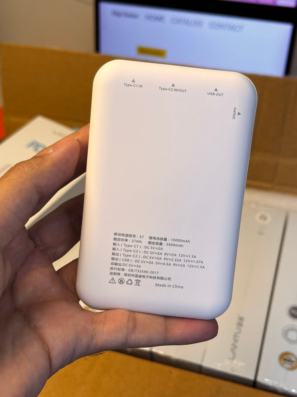Lantu 10000mAh Power Bank – 22.5W PD Super Charge, LED Display, Compact Fast Charging - product image 4