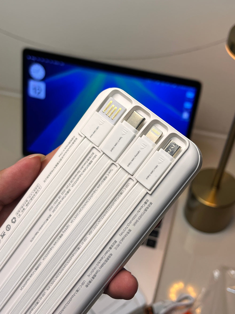 LEISE LS-R51E 10000mAh Power Bank 22.5W Fast Charging with Built-in 4 Cables & Digital Display | PD + QC Portable Charger for iPhone, Samsung & Android - product image 8