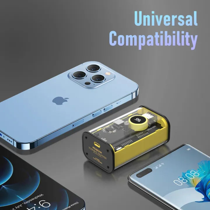 Orashare OT10CL Powerbank Built-in Cable 10000mAh Digital Display Transparent Mini - product image 8